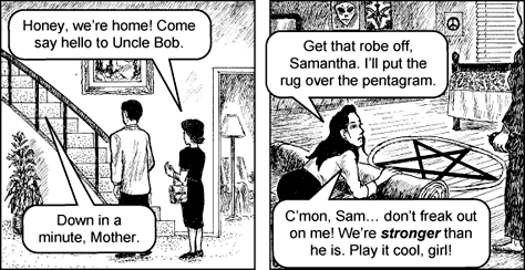 Jack T. Chick’s tract, The Nervous Witch